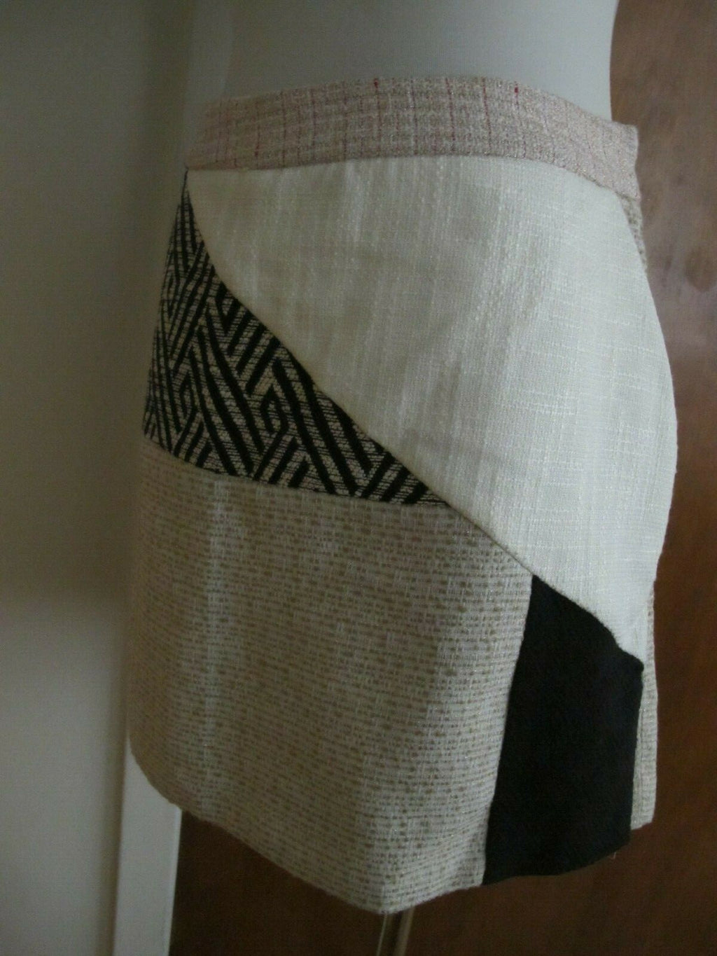 Anthropologie Elevenses Multicolor Women's Wrap Shirts Skirt Size 10 