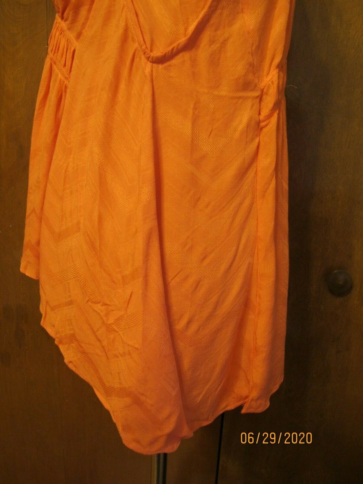 Anthropologie Maeve  Women's Coral Rayon Top 