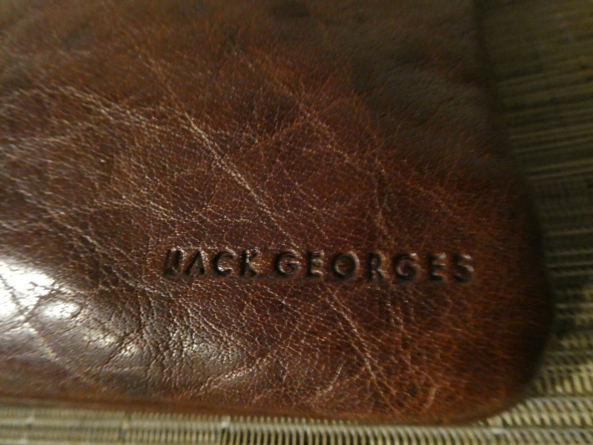 Jack Georges Voyager Women’s Brown Jeanine Leather Wallet Messenger & Cross Body