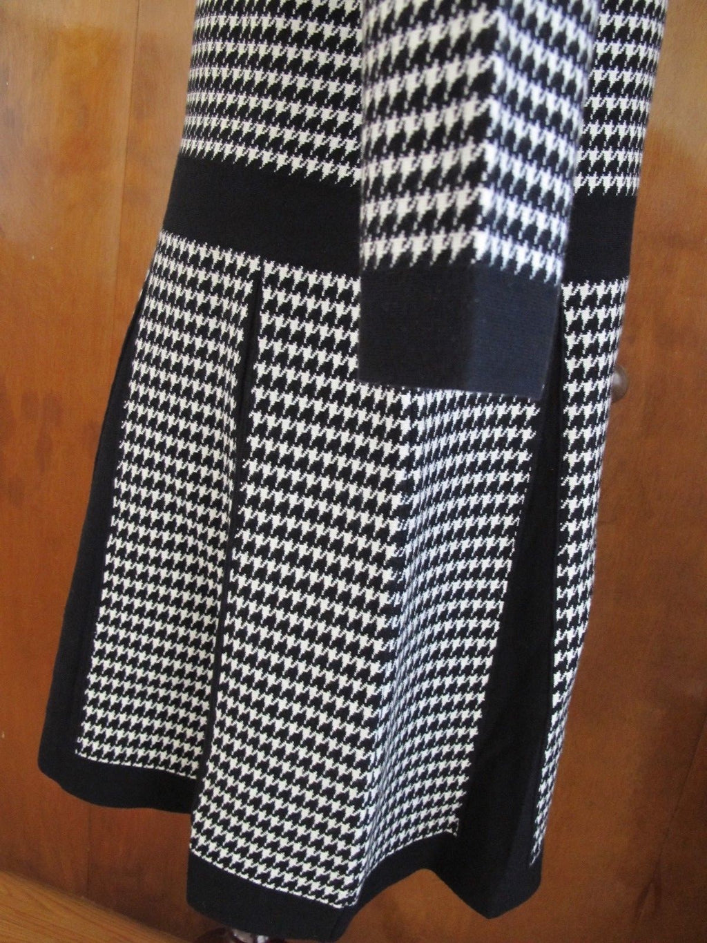Lauren Ralph Lauren women’s black white fit and flare NWT dress size Large