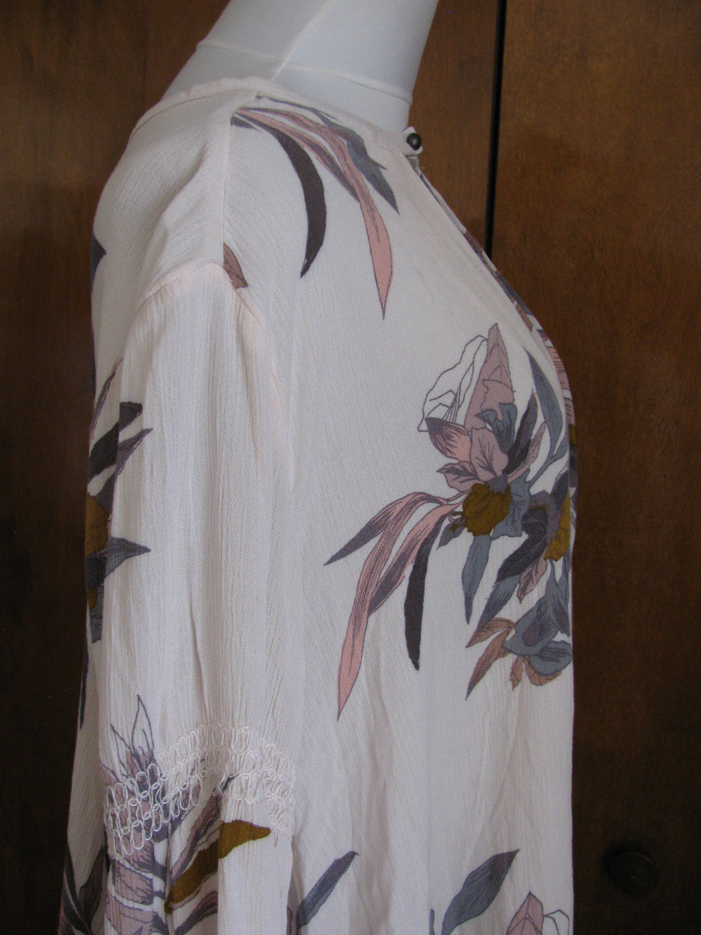 Free People Women’s Pearl Combo Rayon floral print Top New