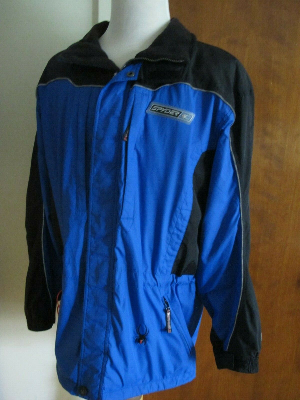 Spyder Men’s Blue/Black Coat Jacket Full Zip Large 