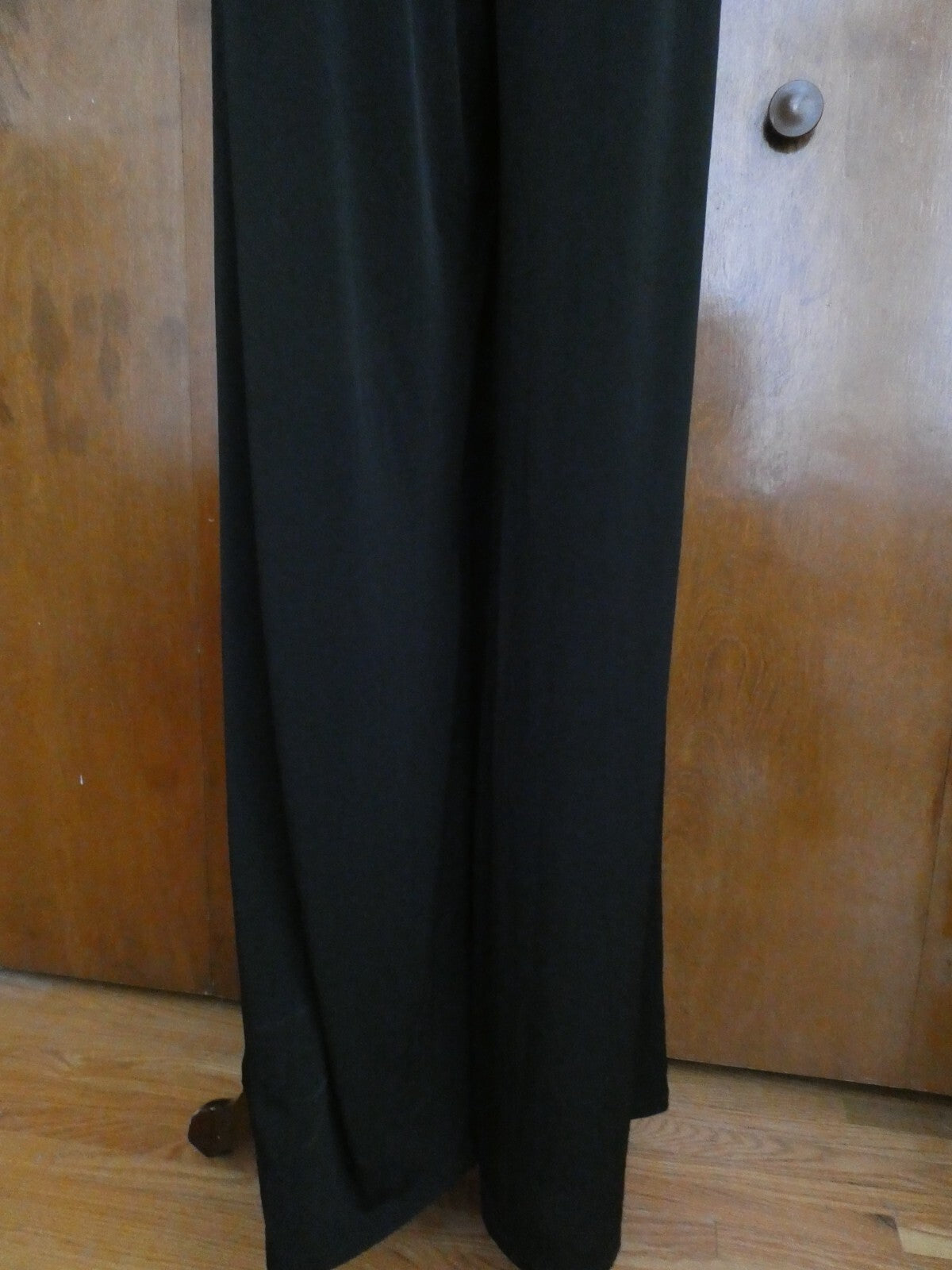 Michael Kors Women’s Black/Gold Jumpsuit Halter Sleeveless Xlarge