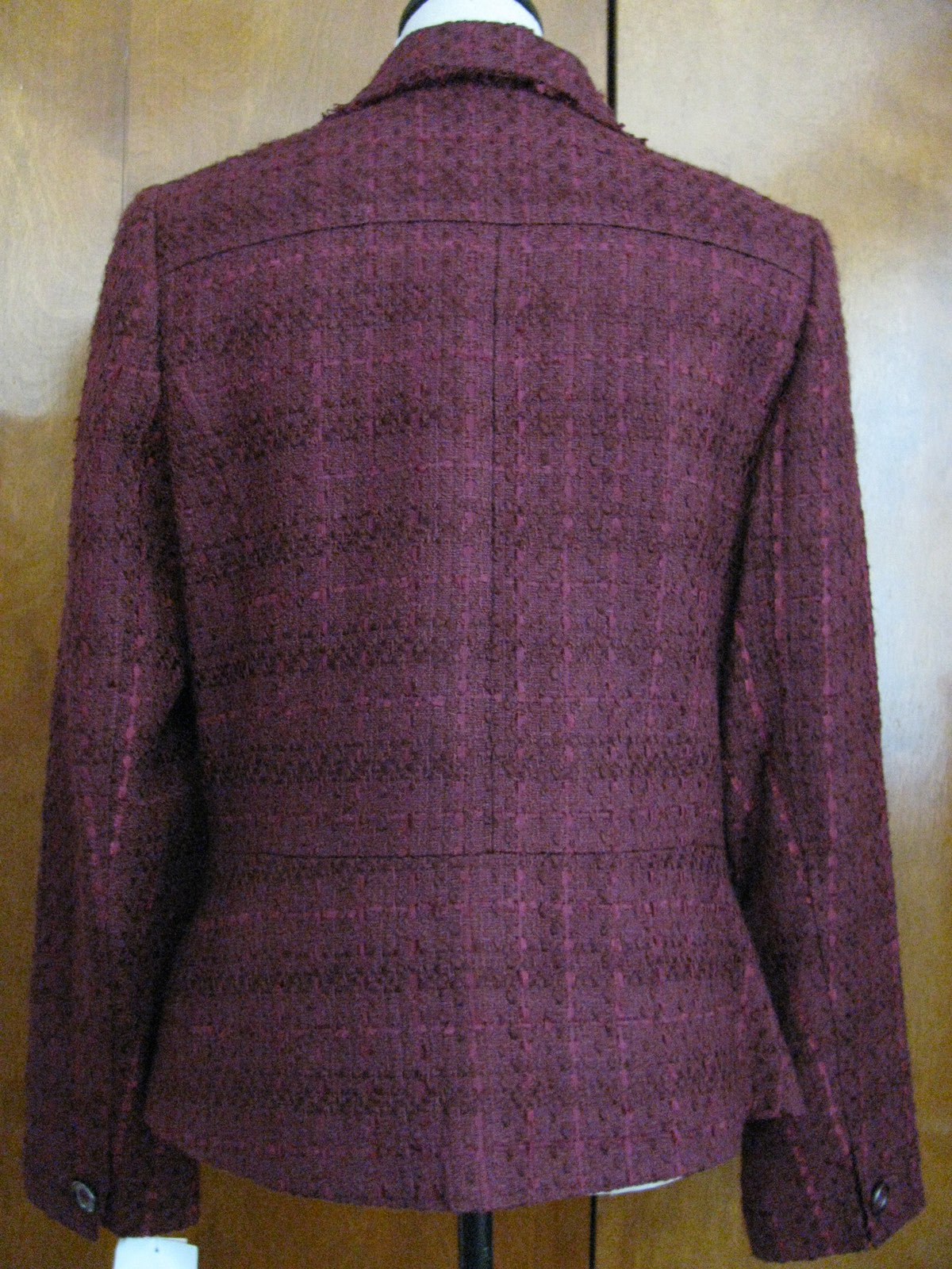 New w/tags Jones New York Women's Burgundy Lined Blazer  Size10  Retail $169