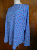 Gap women's stylish blue multicolor tunic top size XL