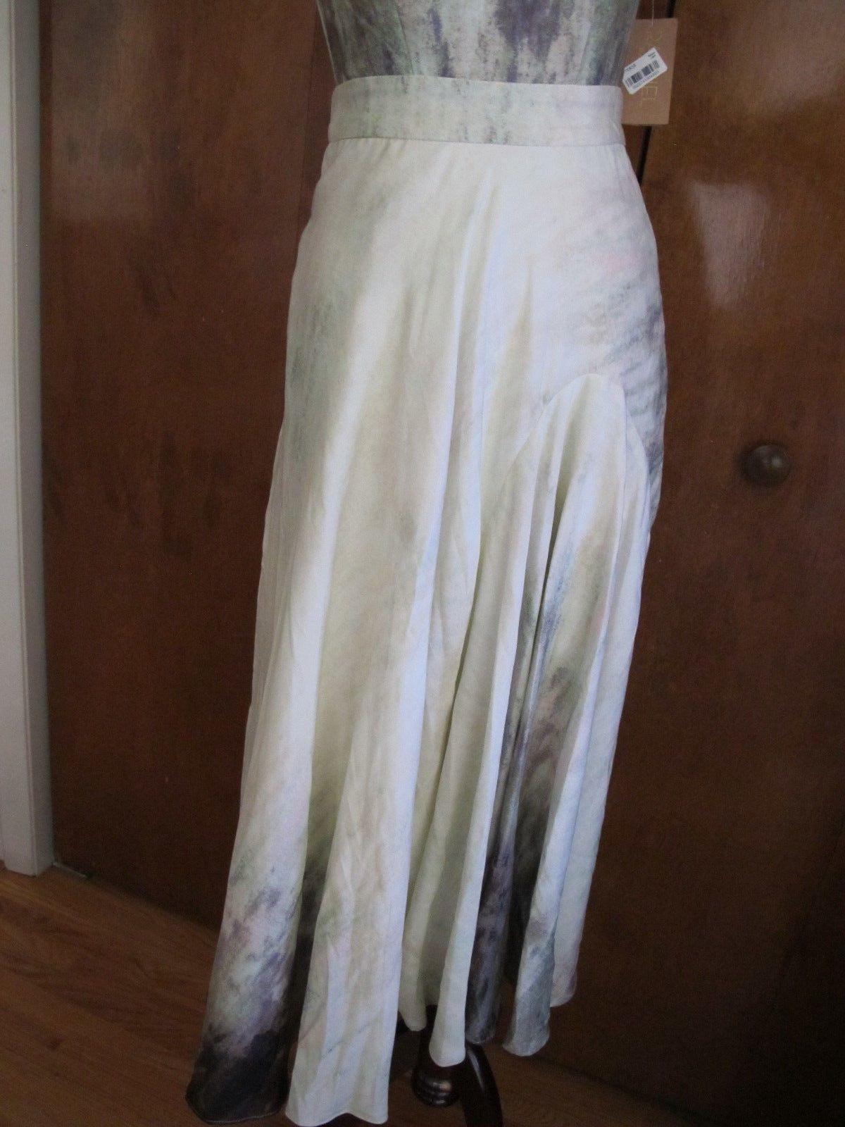 Rachel Roy women's maxi stylish cutout back multi color dress size 0 NWT