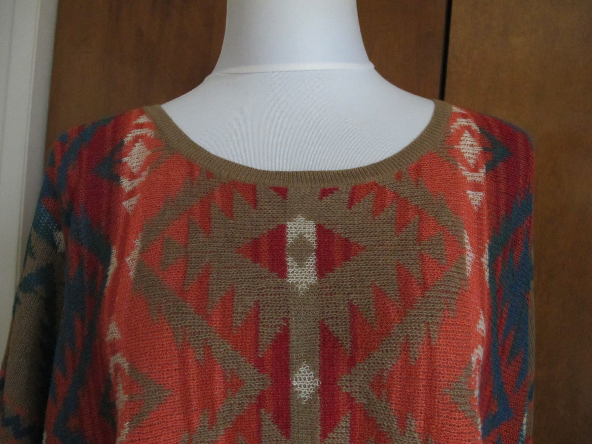 Denim & Supply Ralph Lauren women’s multi color cotton sweater size large NWT
