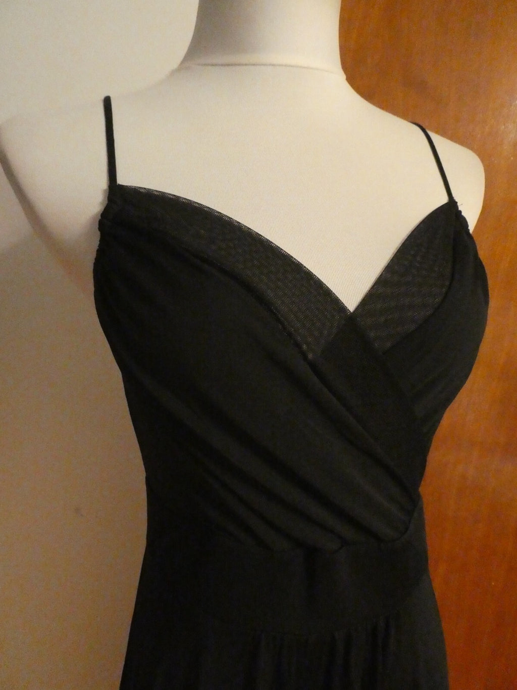 Tahari women's black lined dress 12 