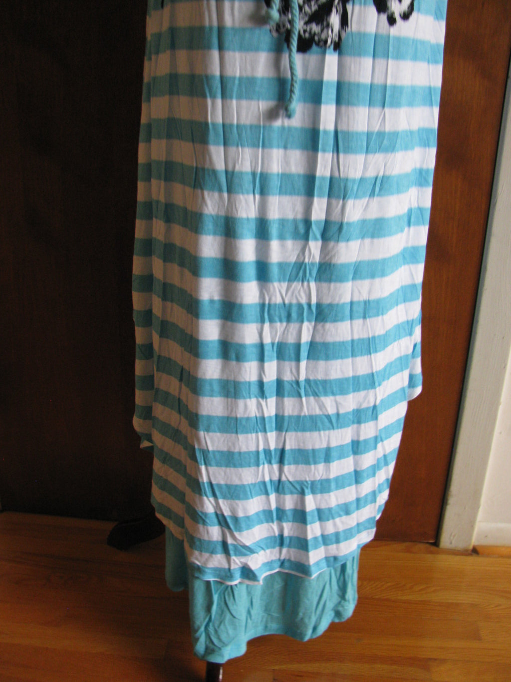Kensie women’s wave combo lined  summer dress size Large New