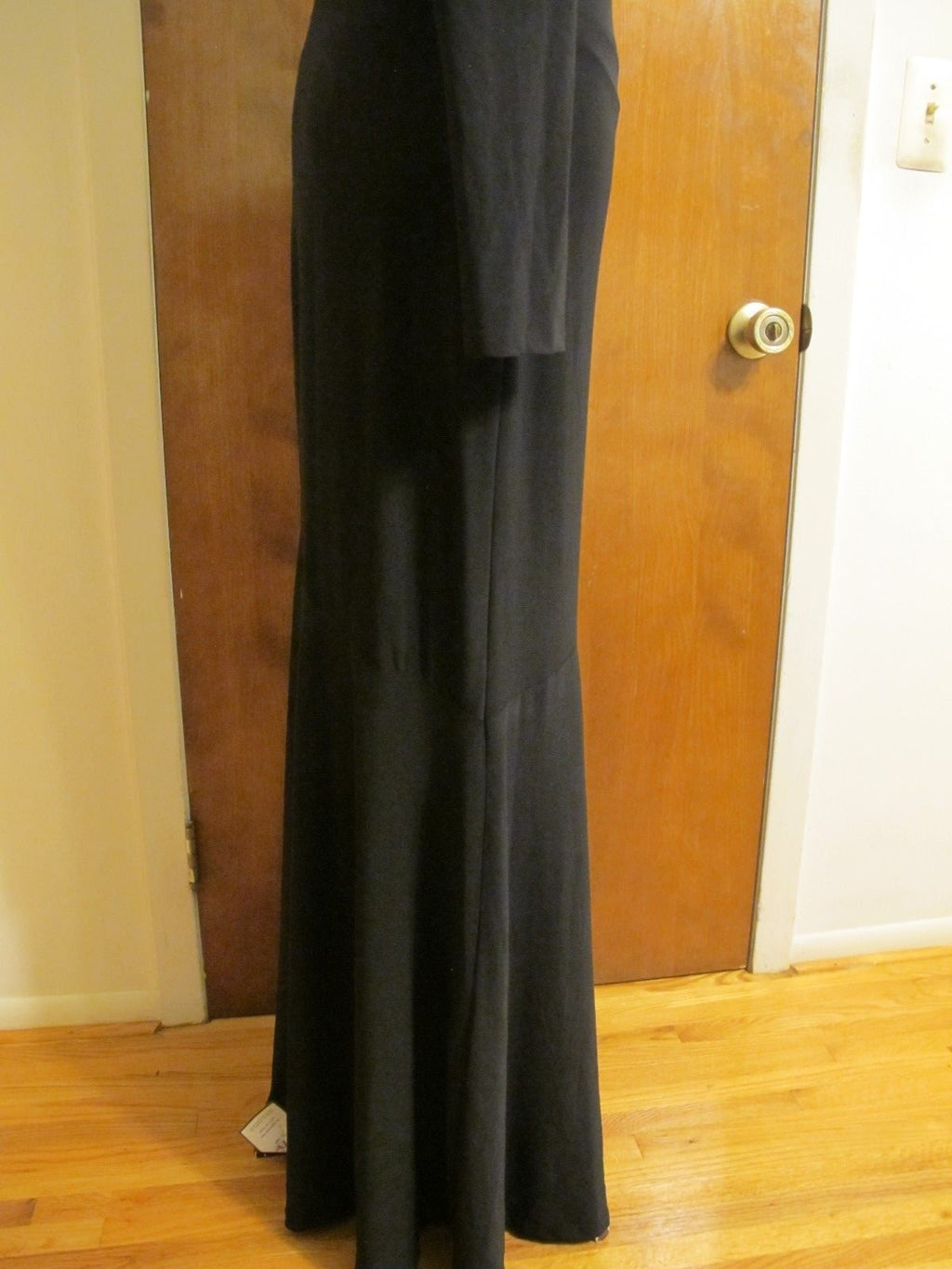 Lauren Ralph Lauren Women’s Black Lined Evening Maxi Cutout A-line Dress New