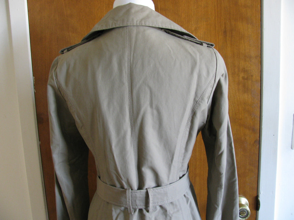 Laundry By Shelli Segal women's oatmeal stylish lined coat size Small NWT