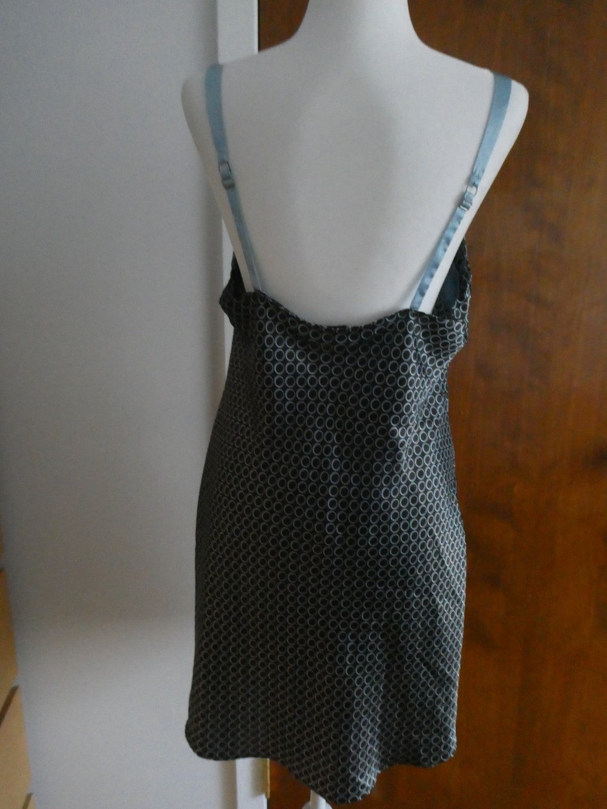 Jones New York Women’s Satin Multicolor Chemise Slip Dress Size  Large