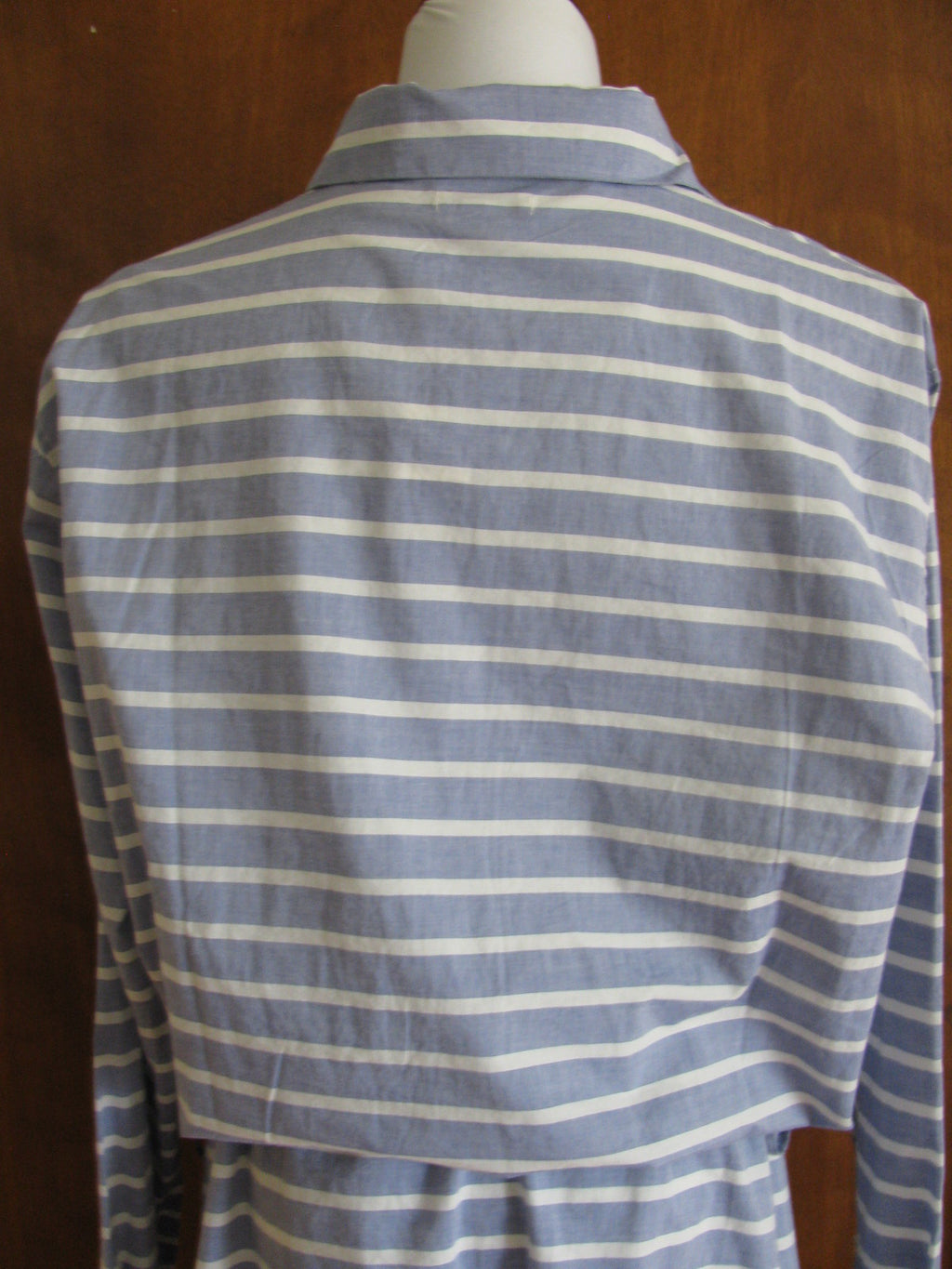 Gap Women’s White/Gray  Cotton Long Sleeves Dress New