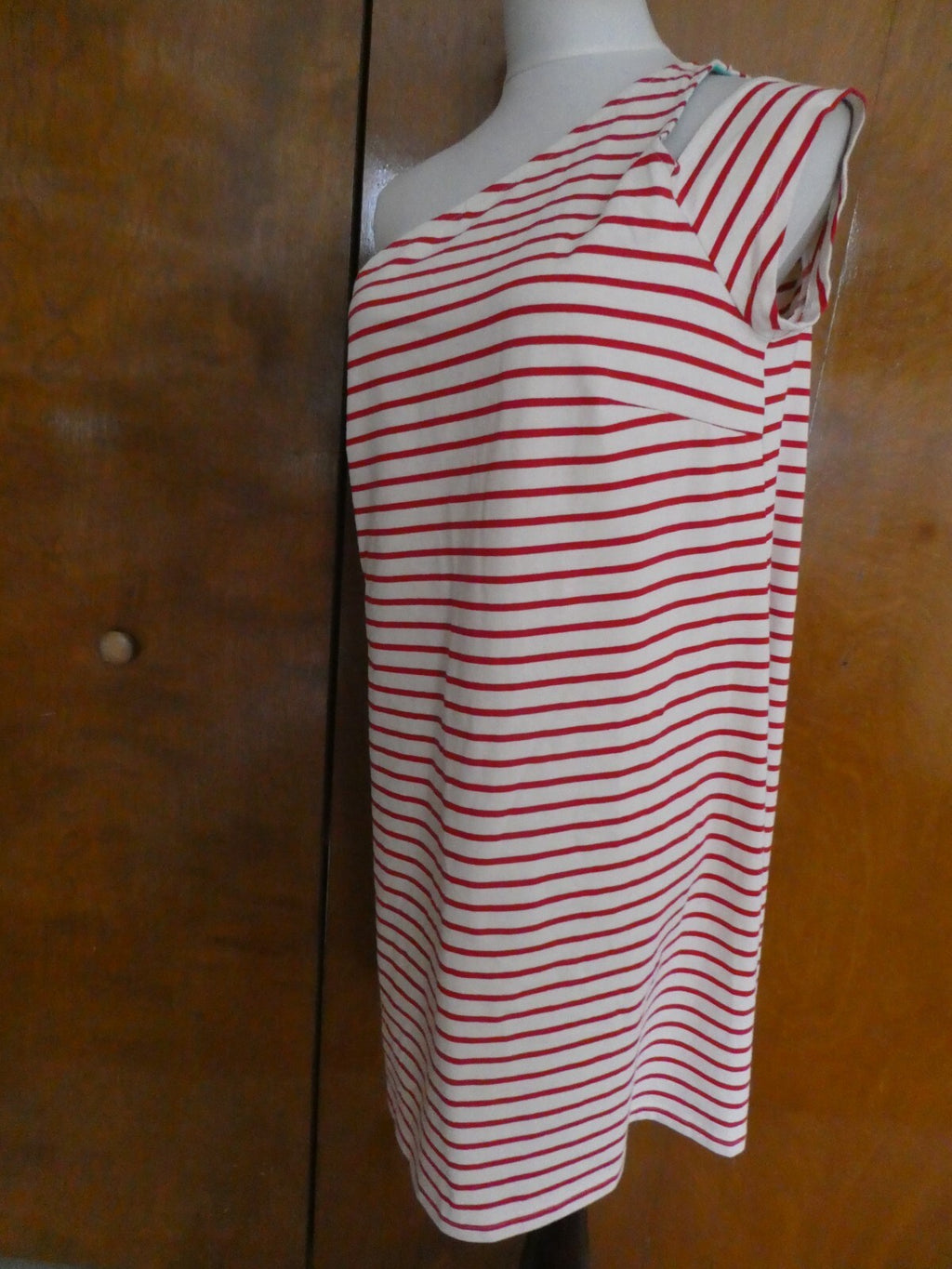 ANTHROPOLOGIE MAEVE Women's Stripped One Shoulder Dress Size Medium, Large
