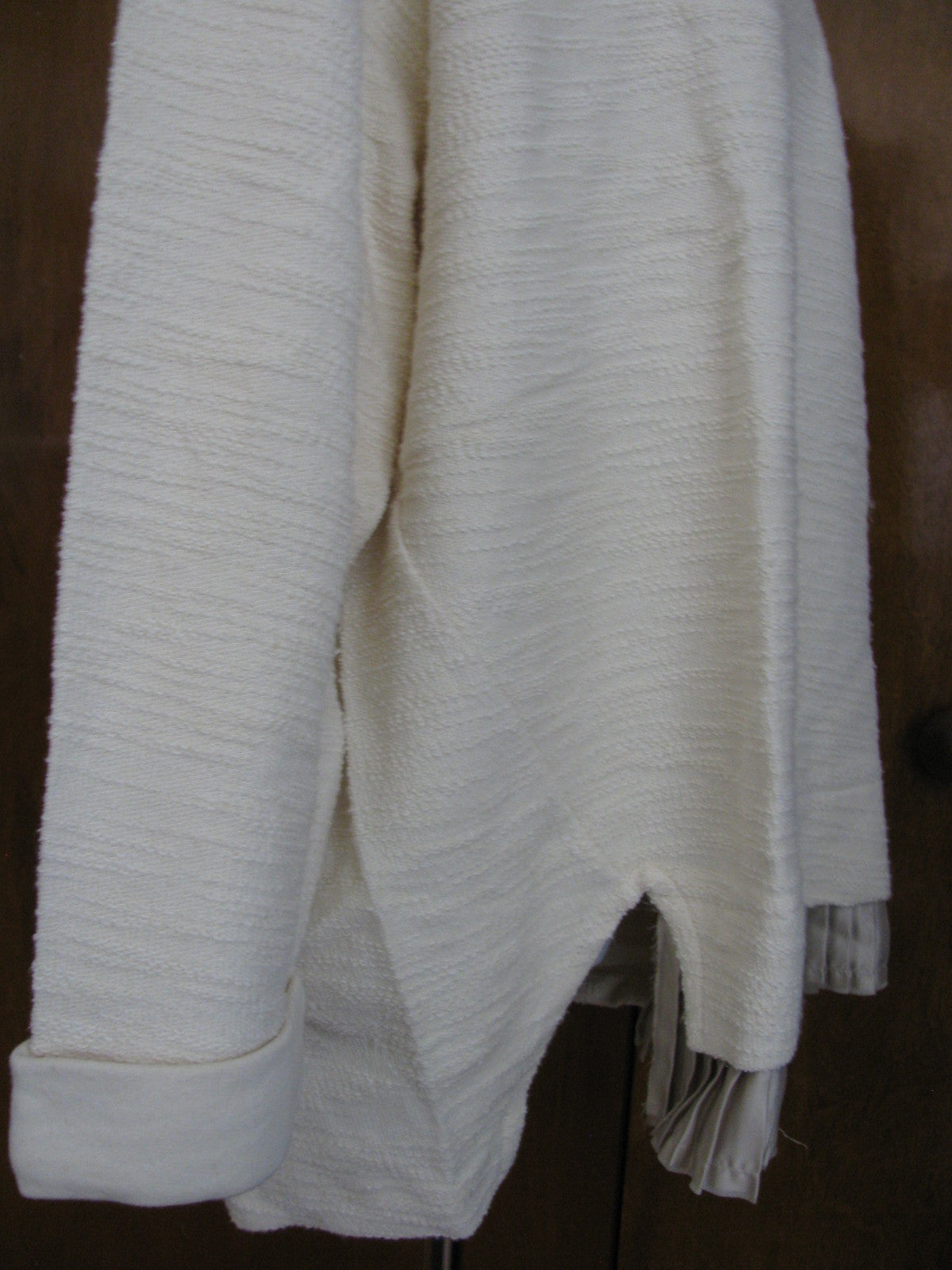 Anthropologie undiscovered eye womens ivory sweater M
