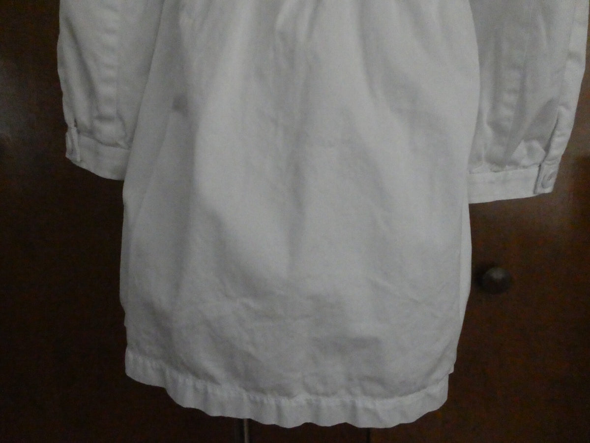 French Connection Women’s White Button-Down Cotton Lined Jacket Blazer Size 2