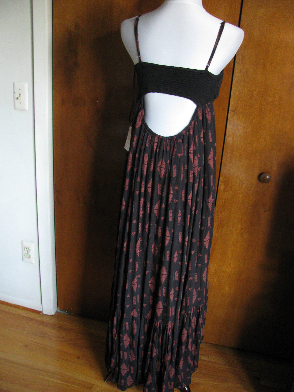 Free People women’s black combo maxi dress Sz. XS, S, M, L