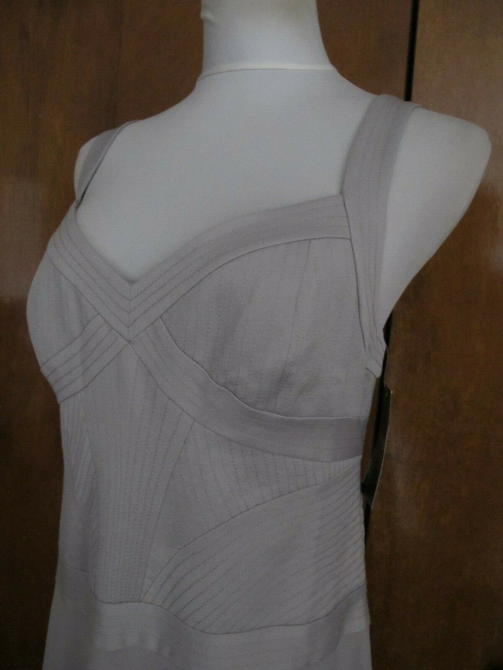 Ralph Lauren women’s  A-Line gray fog lined dress size 14 NEW