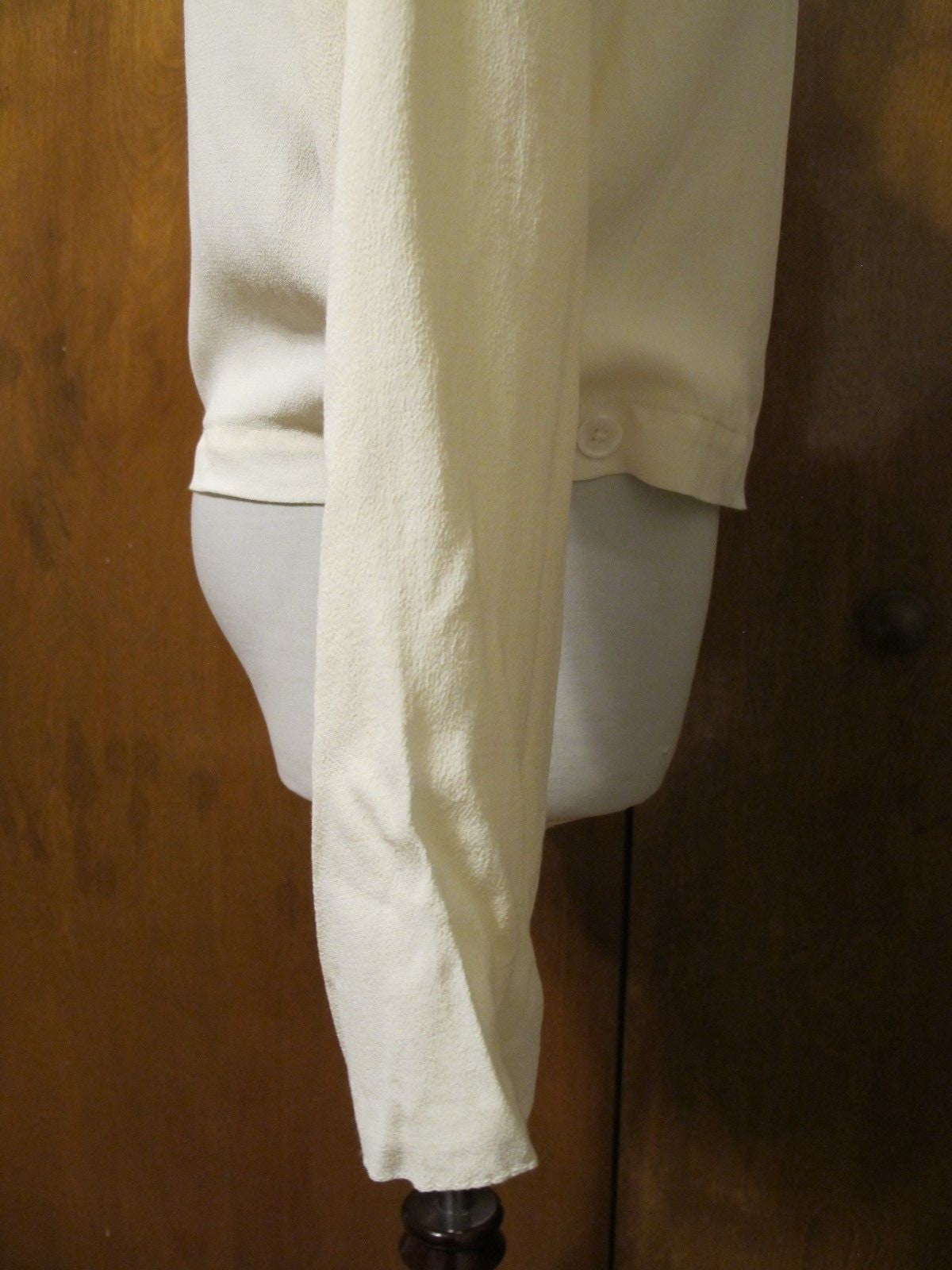 Anthropologie Sttitwa women's off white lined evening blazer size 0