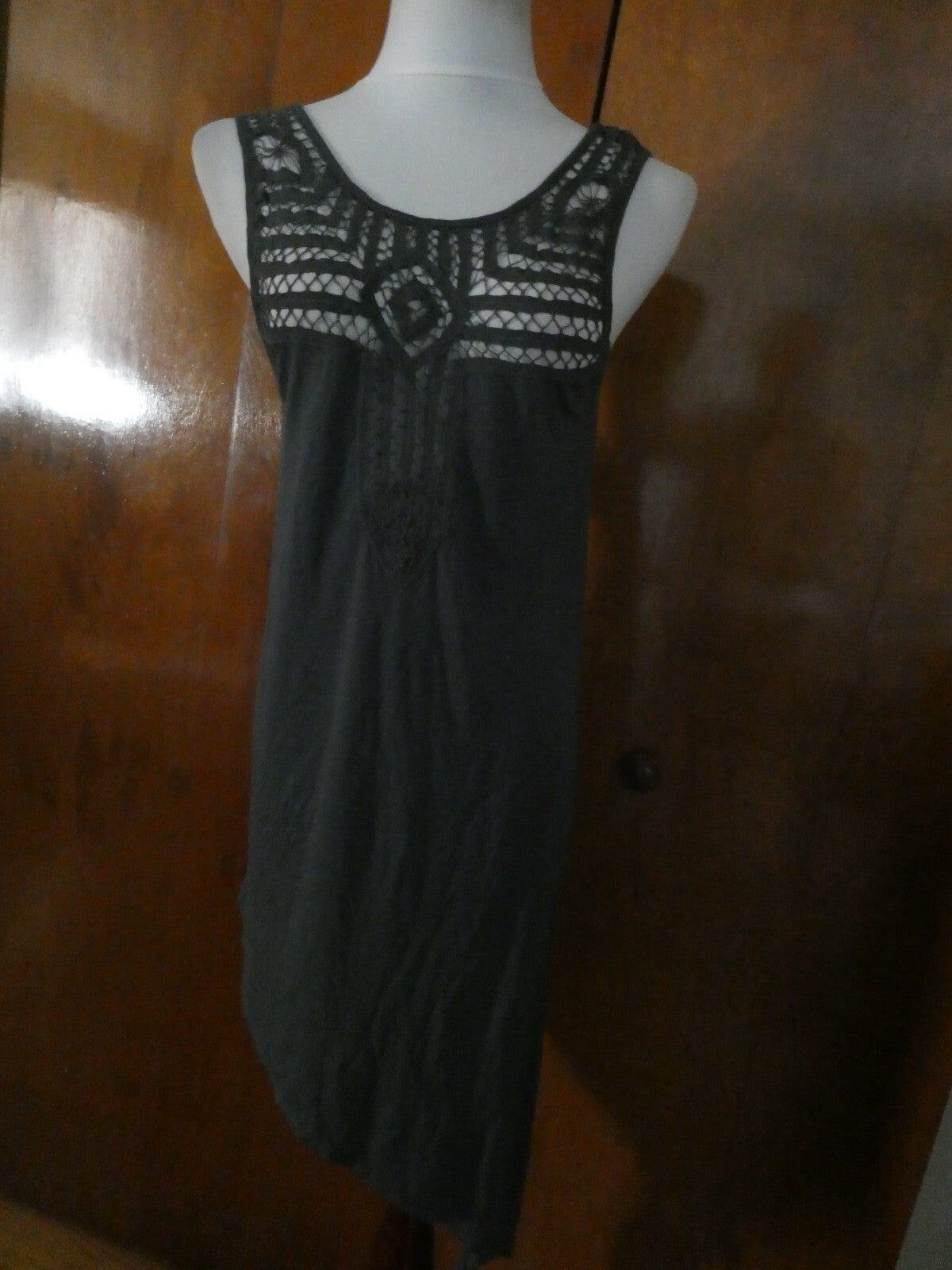 Free People Women’s Asymmetric Deep Teal Sleeveless Dress XS 