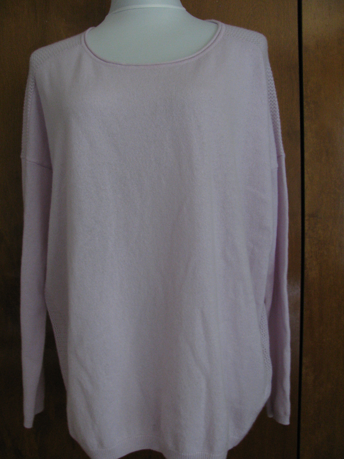 Vince Women’s Pink Cashmere Boatneck Sweater New