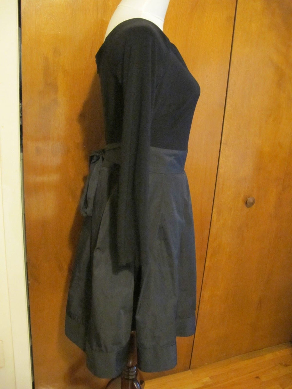 Lauren Ralph Lauren women’s black pleated skirt evening gorgeous dress 4 New