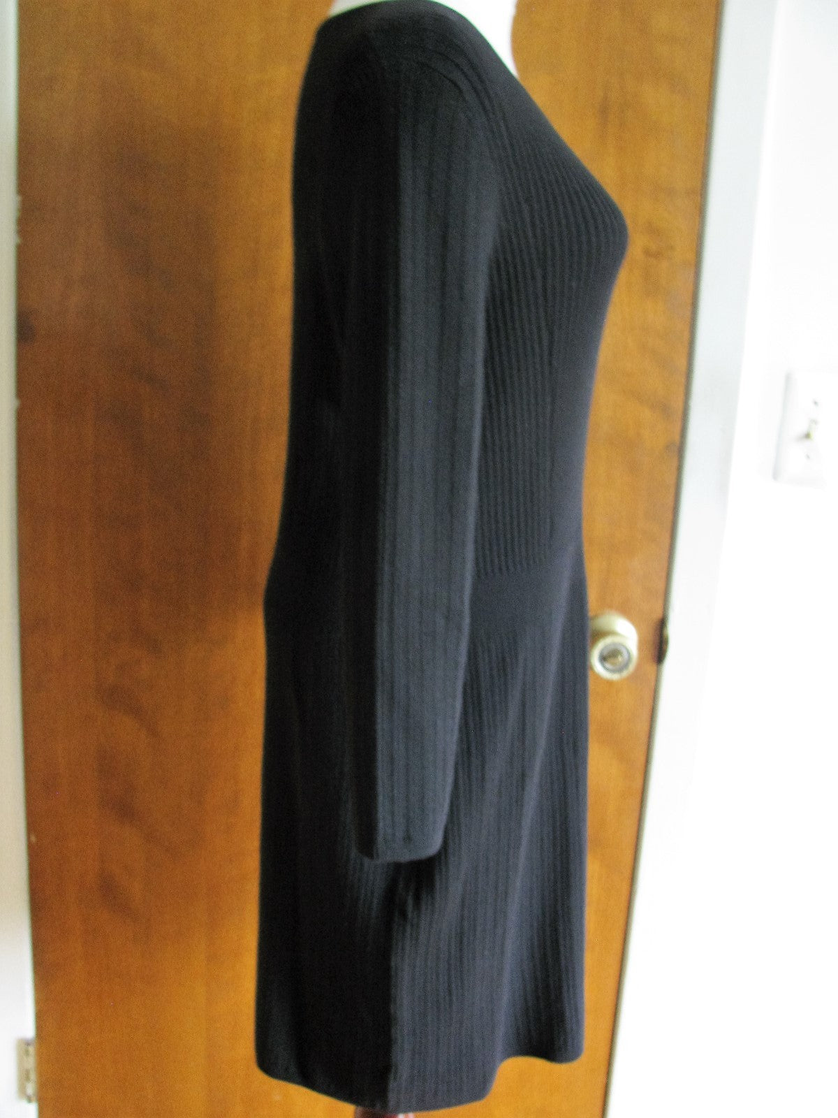 Gap women's Black Cotton Viscose Sweater Dress Xlarge Fits size Large 