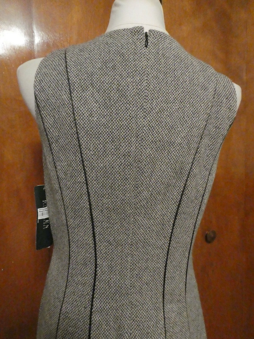 Ralph Lauren women's black/cream A-line dress size 10,12