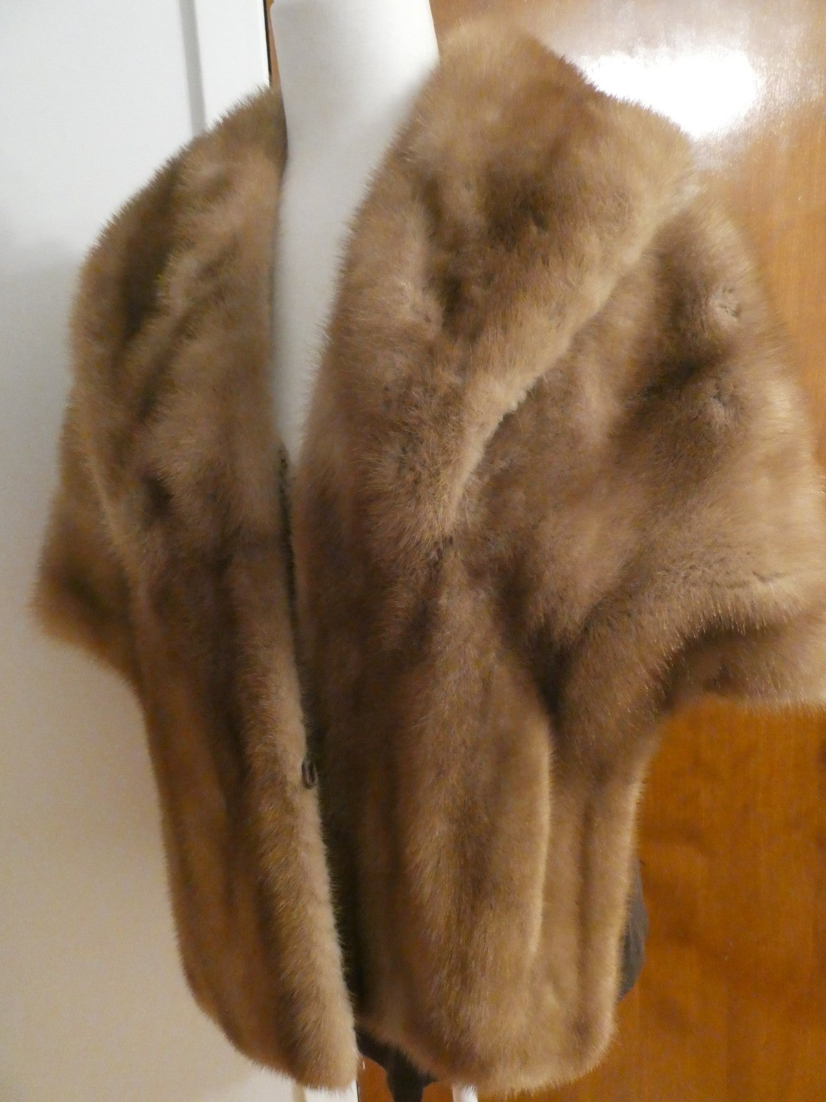 Vintage Brown Mink Jacket Gorgeous Classic Elegant Style Size Large