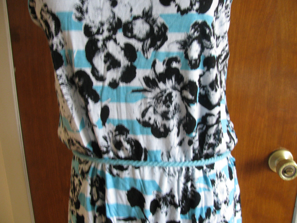 Kensie women’s wave combo lined  summer dress size Large New