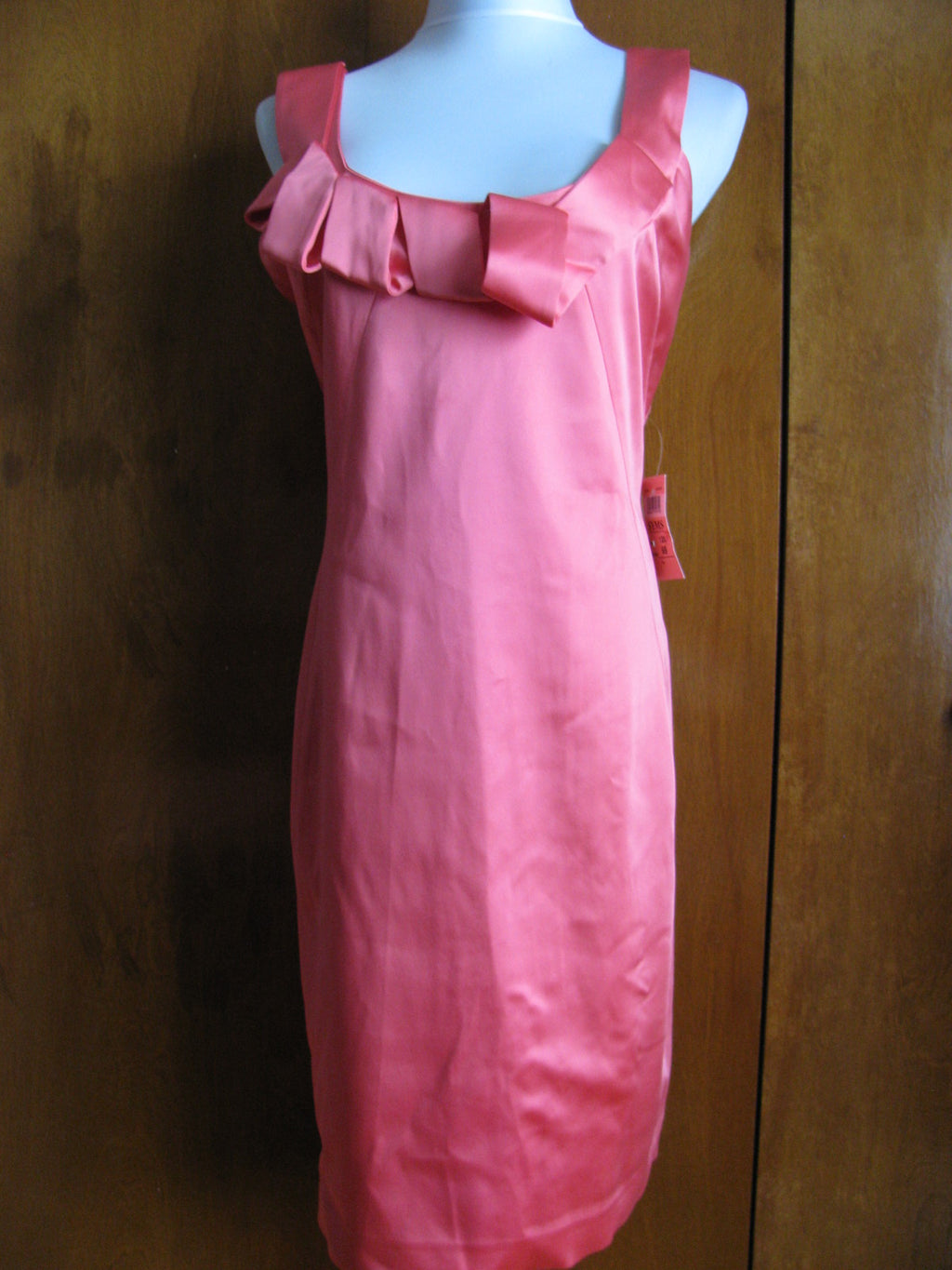 Taylor Women's Pink Satin Lined Dress 14 Fits 12