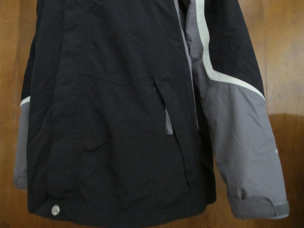 The North Face black boys XL zip out fleece jacket can be worn 2 different ways