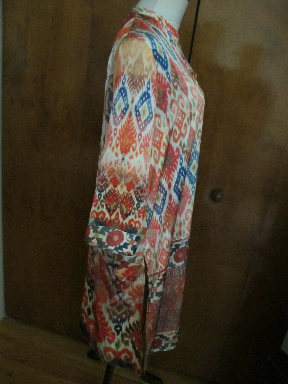 Lime Light Women’s Multicolor Tunic Top Or Swim Cover Medium