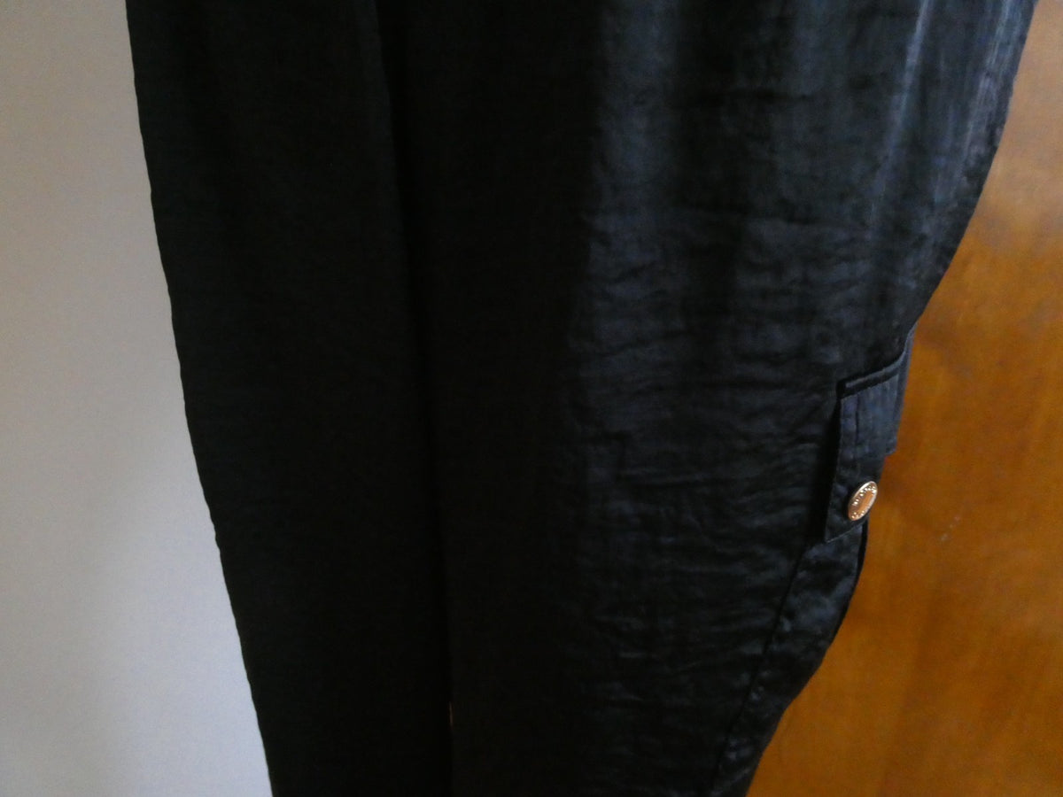 Michael Kors Jogger Pants Women Navy Front Pockets Elastic Waist 12 Bloomingdale