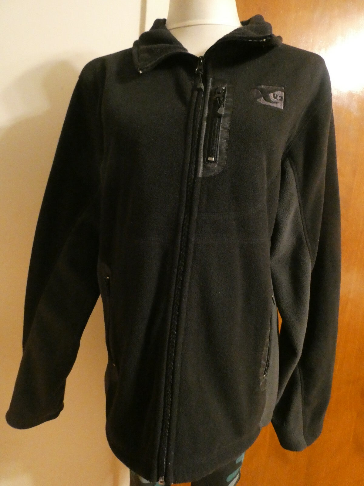 XIOS Inspired Garment Full-Zip Fleece Black Unisex Junior Jacket Size Large