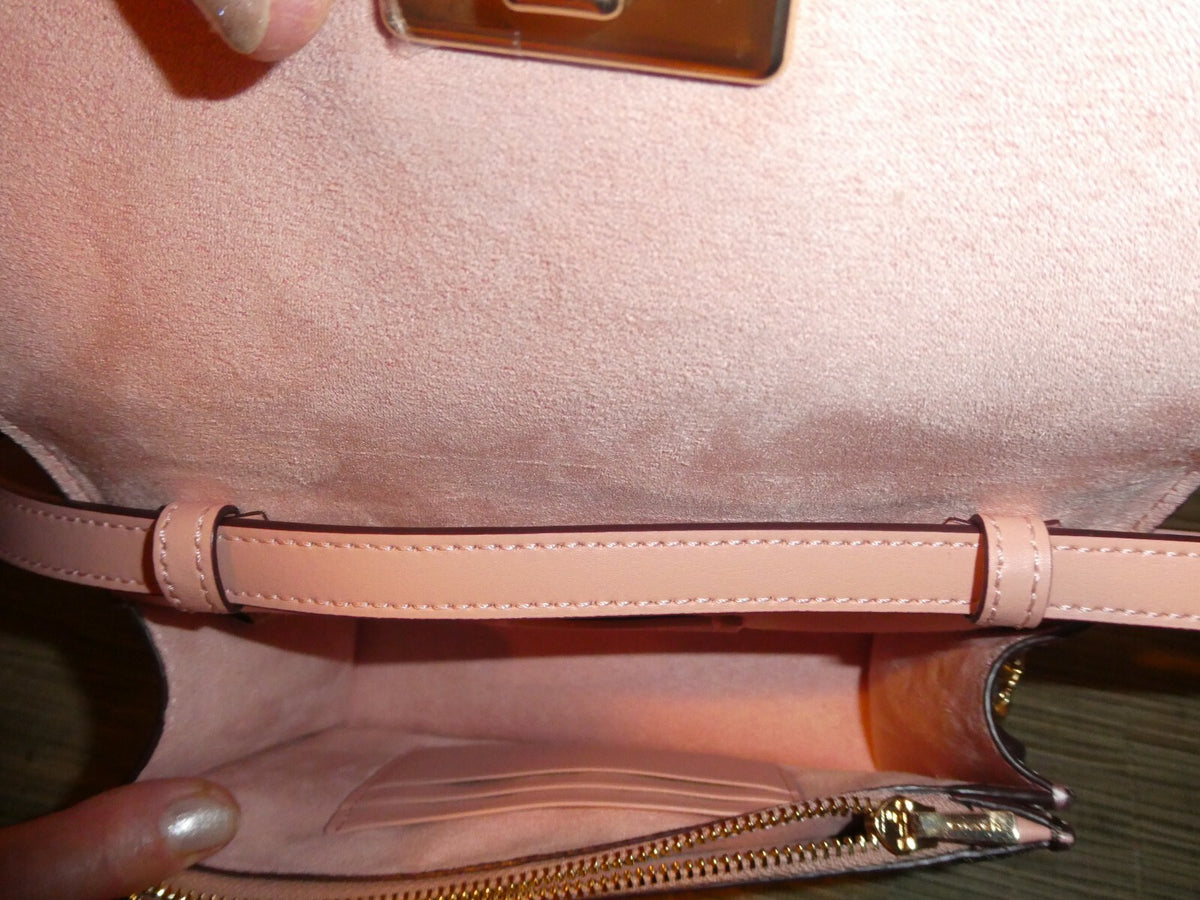 COACH Mini Brynn Women’s Brown/pink Signature Canvas Crossbody Bag Style# C5592
