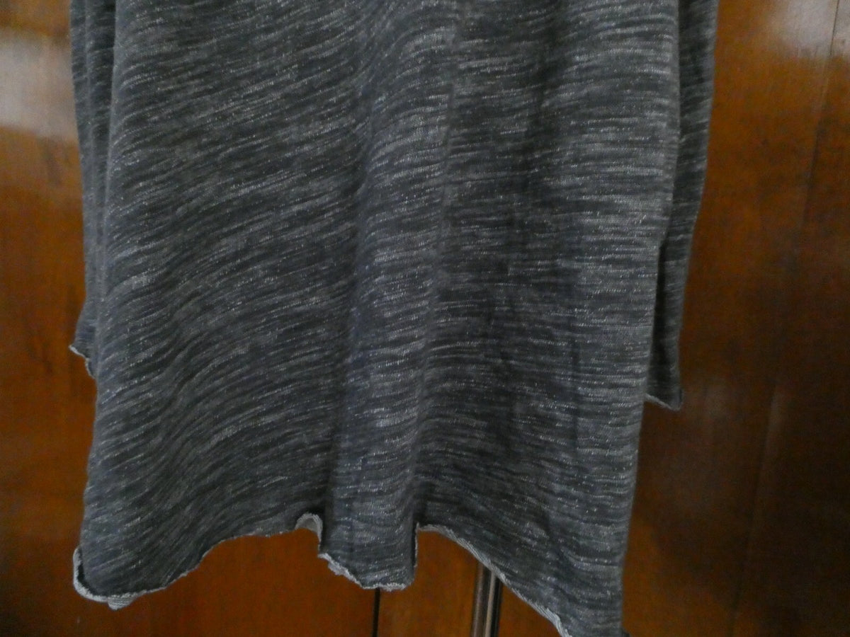 FREE PEOPLE Women’s Beach Gray Comb Long Sleeves Hood Sweater Dress M-L