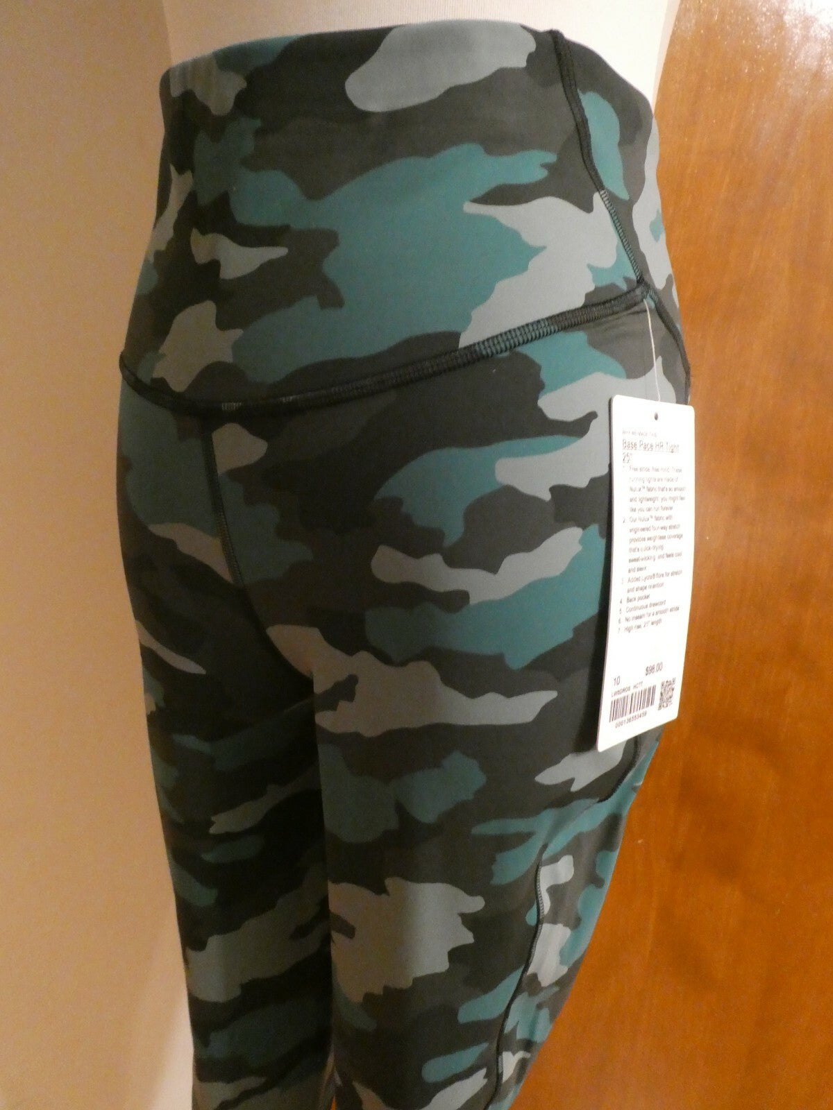 Lululemon Base Pace High-Rise Camouflage Running Pants Tight 25"
