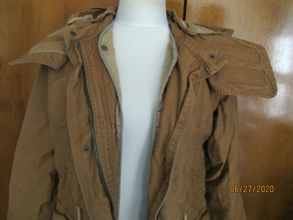 Gap women’s brown stylish coat jacket 3 in one size Xsmall 