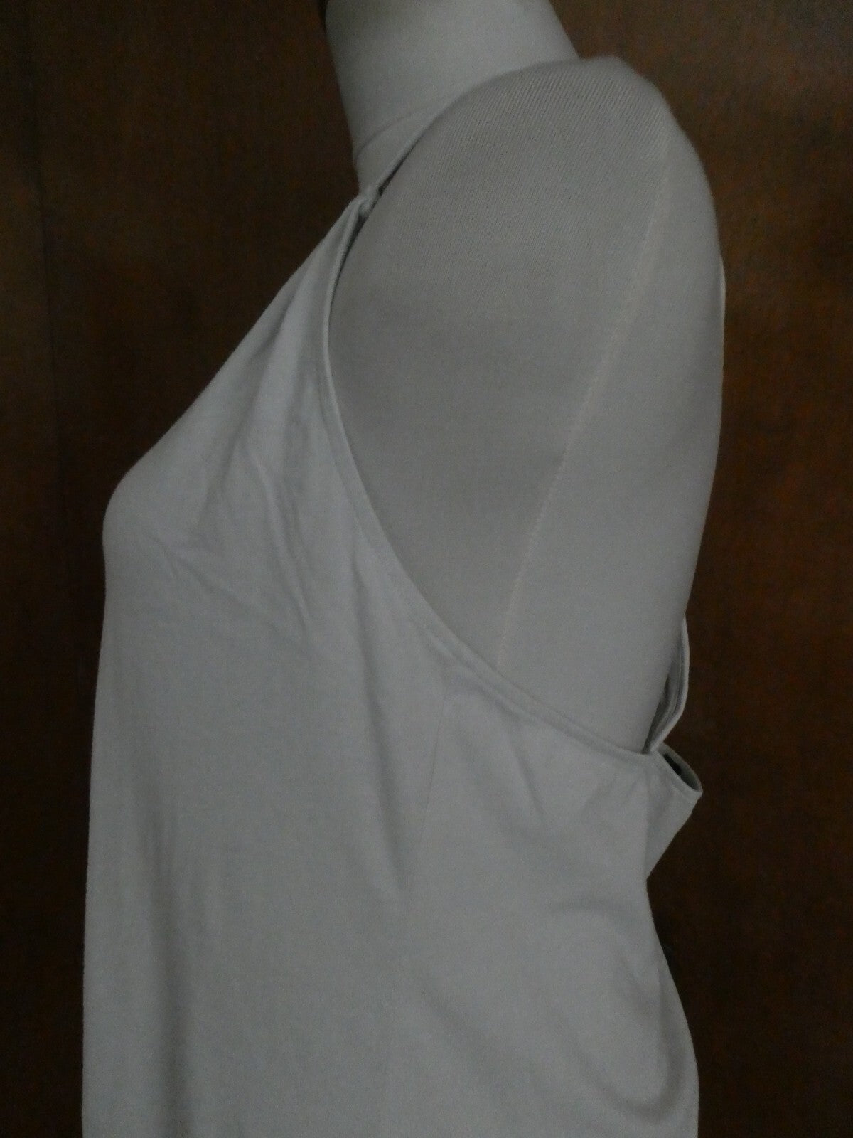 Gap women's light gray detailed top Large 