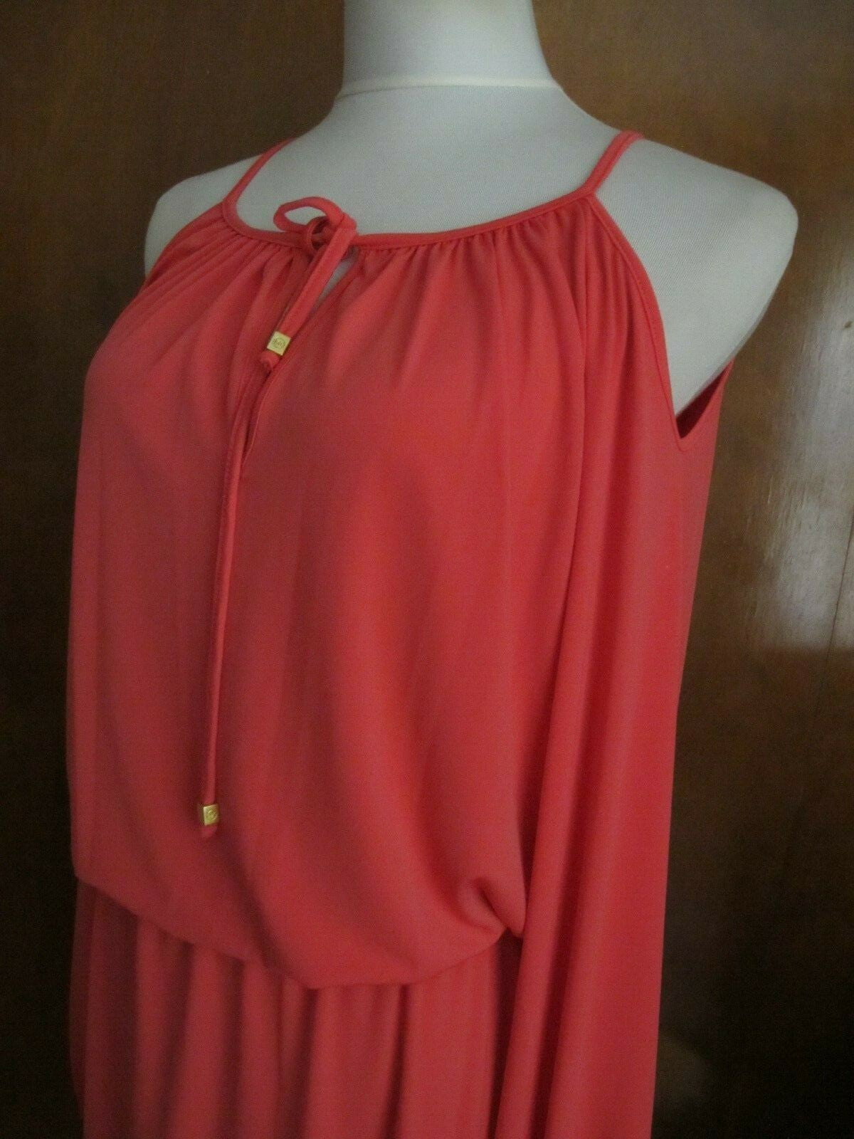 Michael Kors women's red cutout dress Medium New