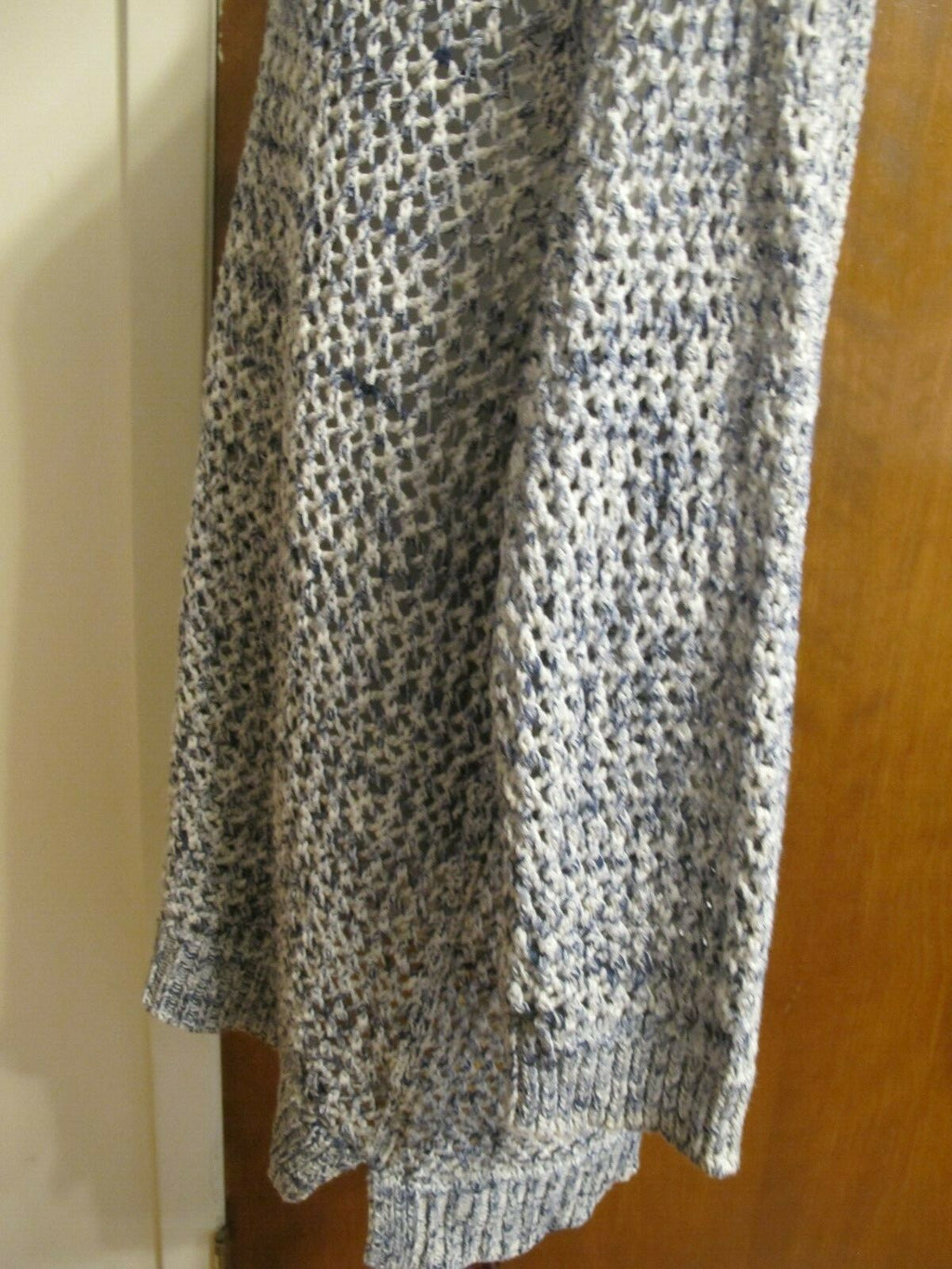 Two By Vince Camuto Women’s Gray Loose Knit  Cotton Sweater Xlarge 