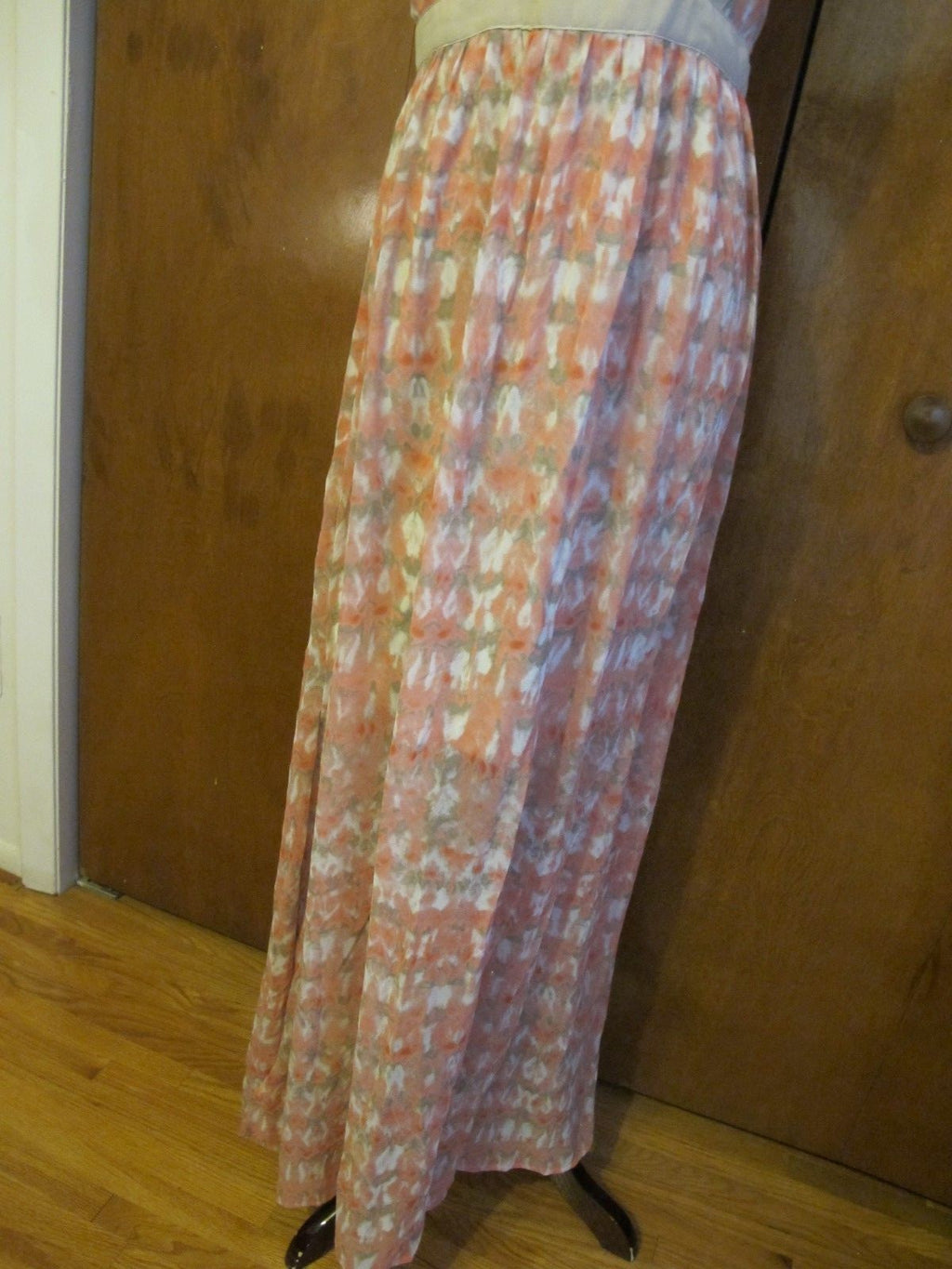 Calvin Klein Women's Multi Color Maxi Detailed Dress Size 10 NWT