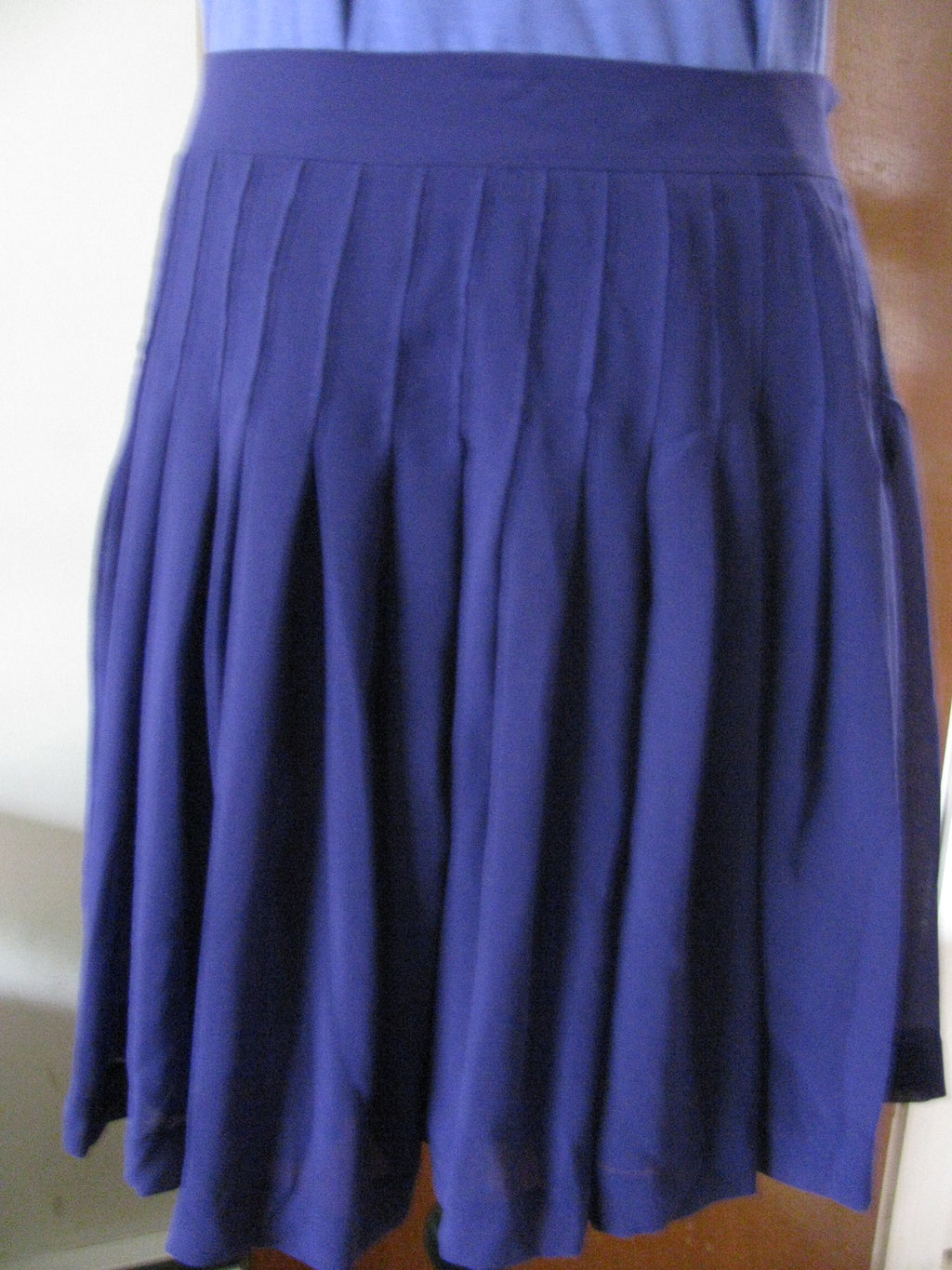 Gap women's purple lined pleated skirt New