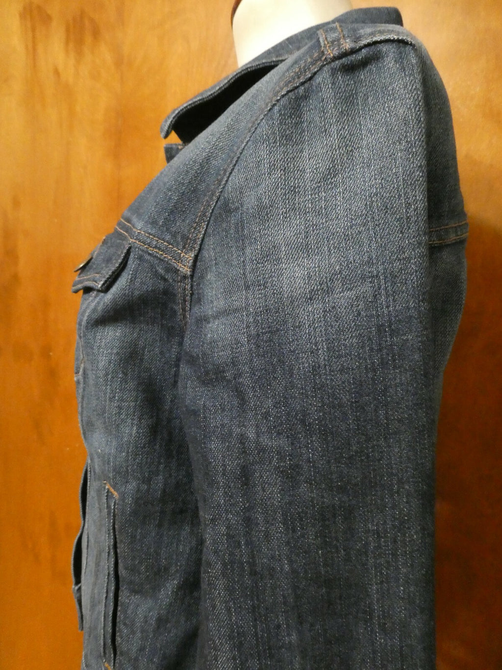 Old Navy women's soft blue jean jacket Large