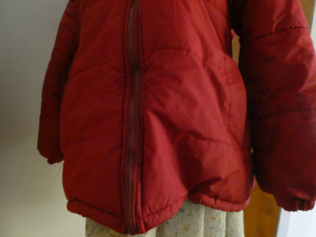 JUST Women’s Jacket Coat Red/Black Removable Hooded Size Small