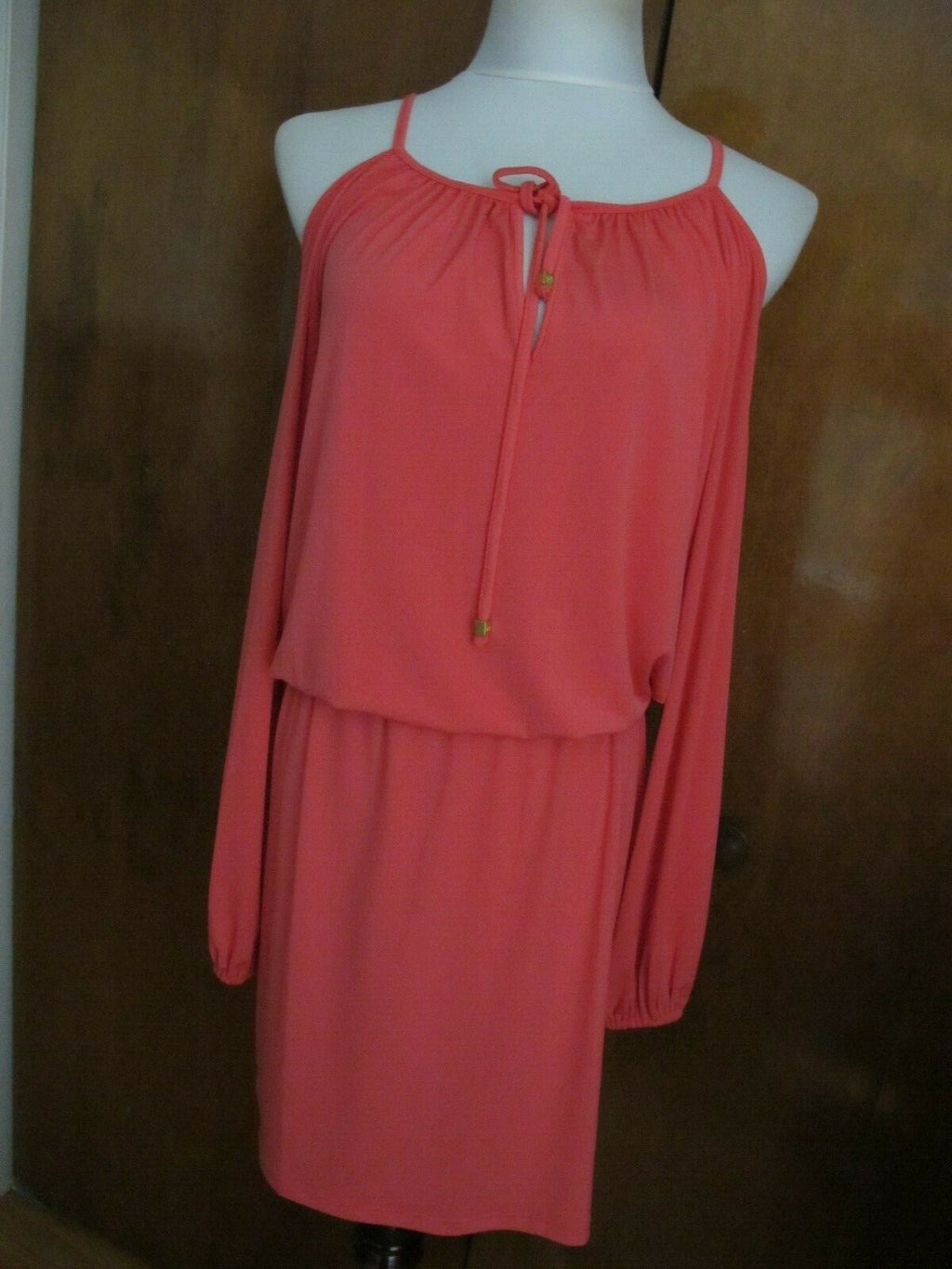 Michael Kors women's red cutout dress Medium New