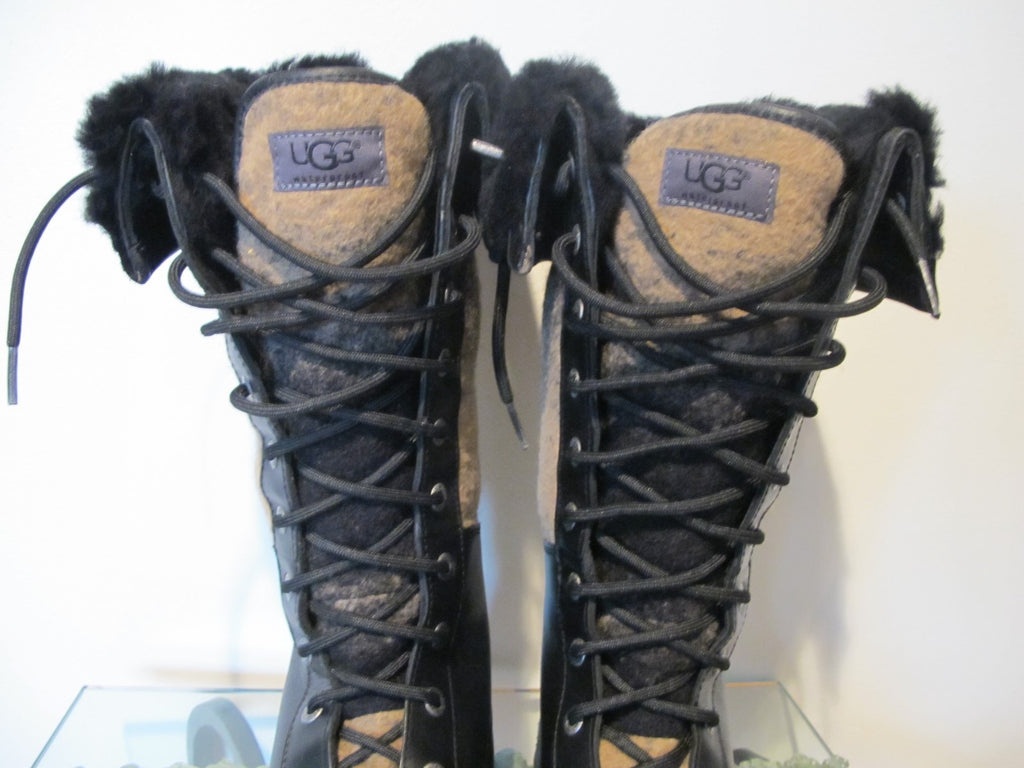 UGG Australia women’s brown black waterproof New boots 