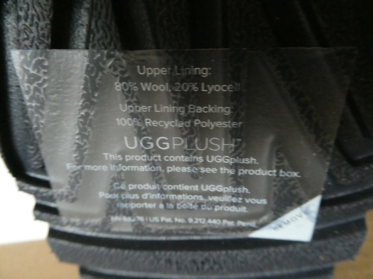 UGG Cluggette Sequins Sheepskin Flux Cozy Women Navy Slipper US 6 Style1127490