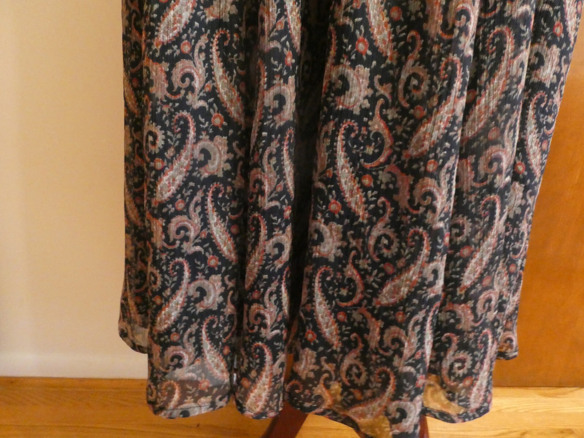 Denim & Supply Ralph Lauren Women Multicolor Long Sleeve Long Dress Size Large